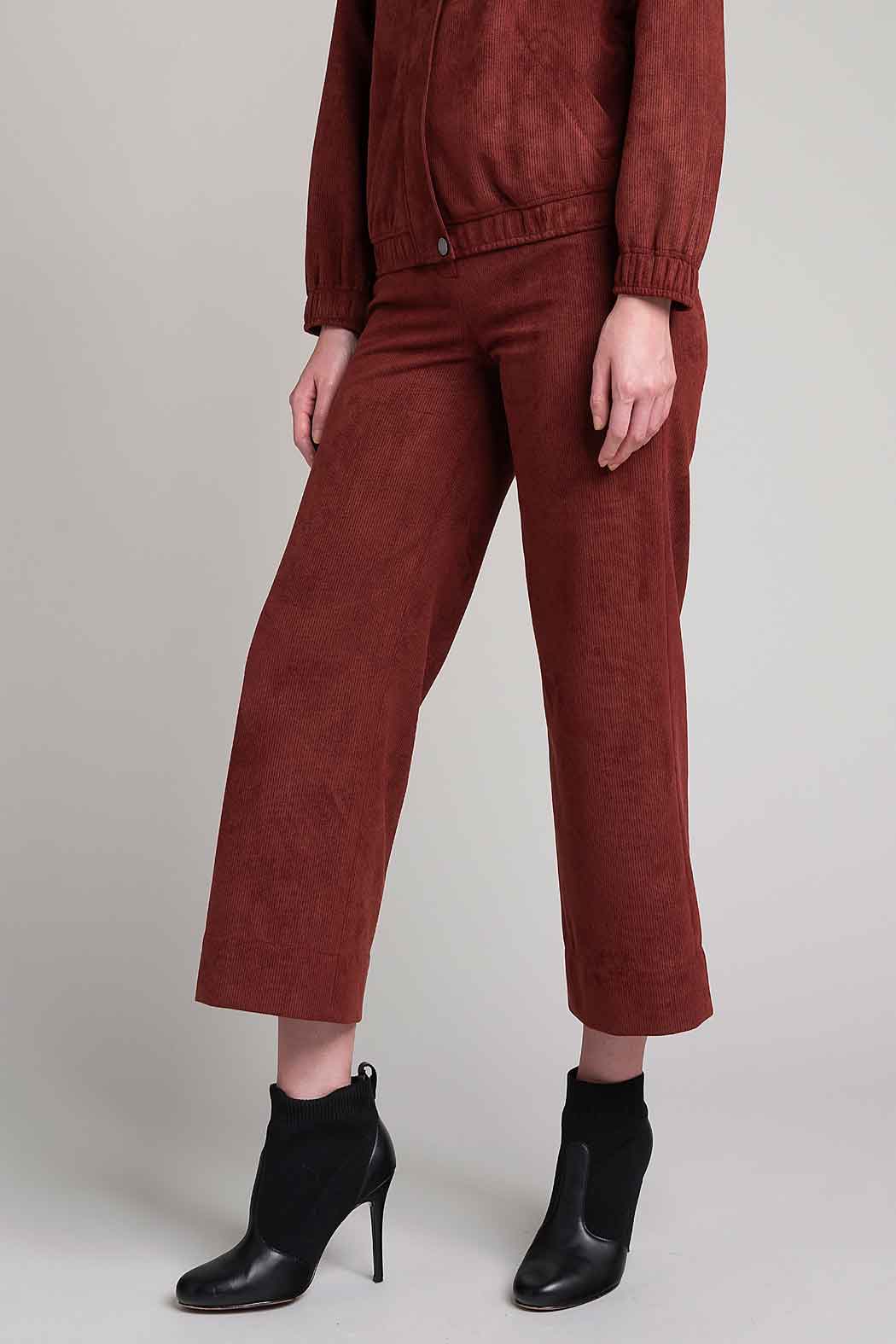 Pantalon Liso Corte Recto