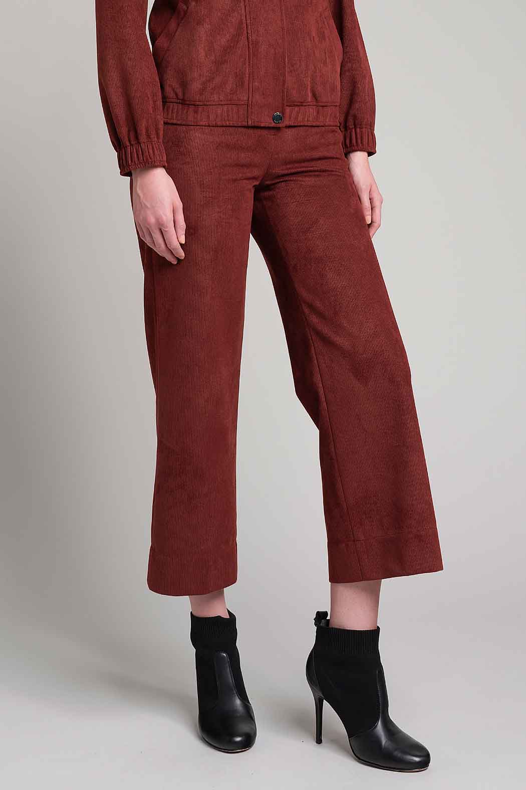 Pantalon Liso Corte Recto