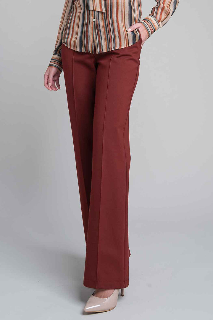 Pantalon De Vestir Corte Recto