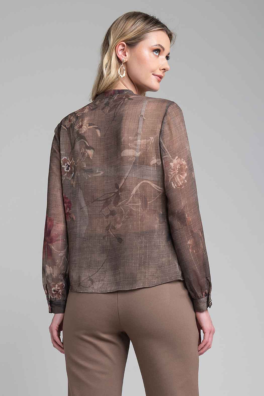 Blusa Con Amarre En Escote
