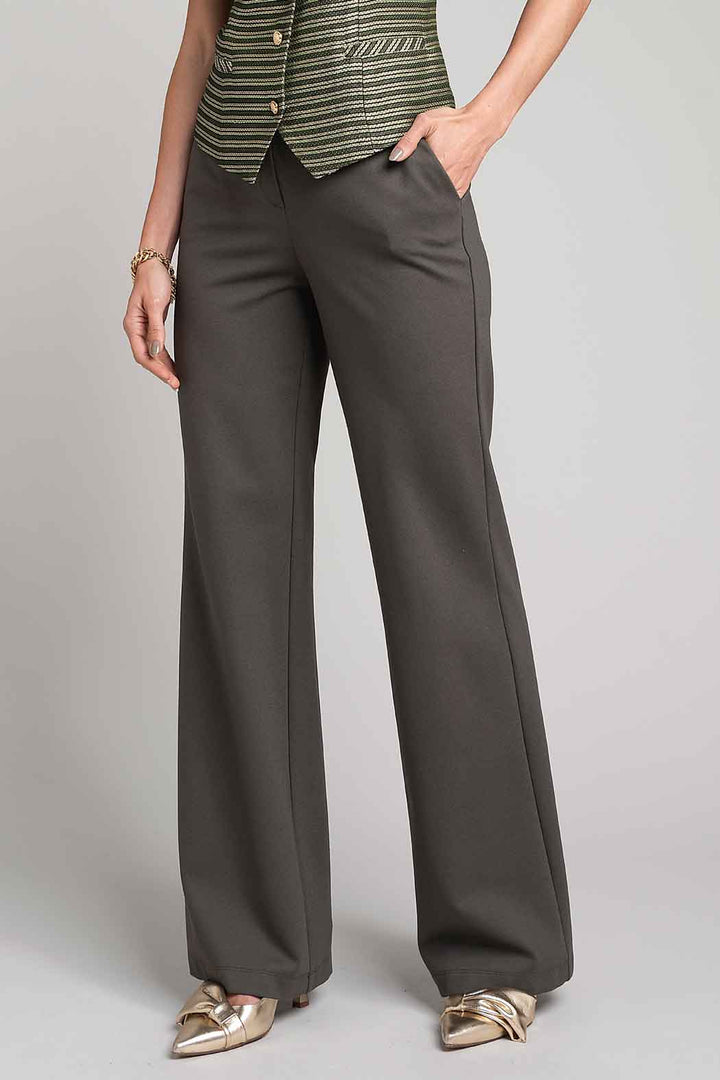 Pantalon De Vestir Corte Recto