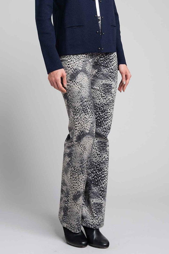 Pantalon Con Estampado Animal Print