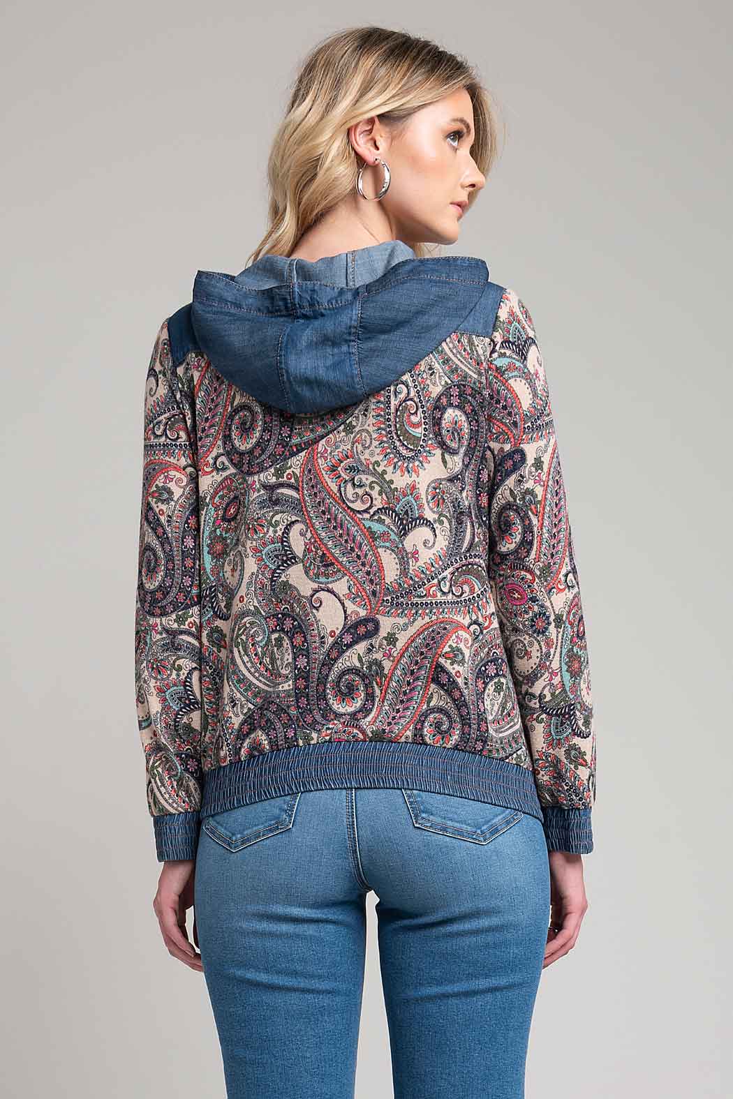 Sudadera Con Estampado Bohemio