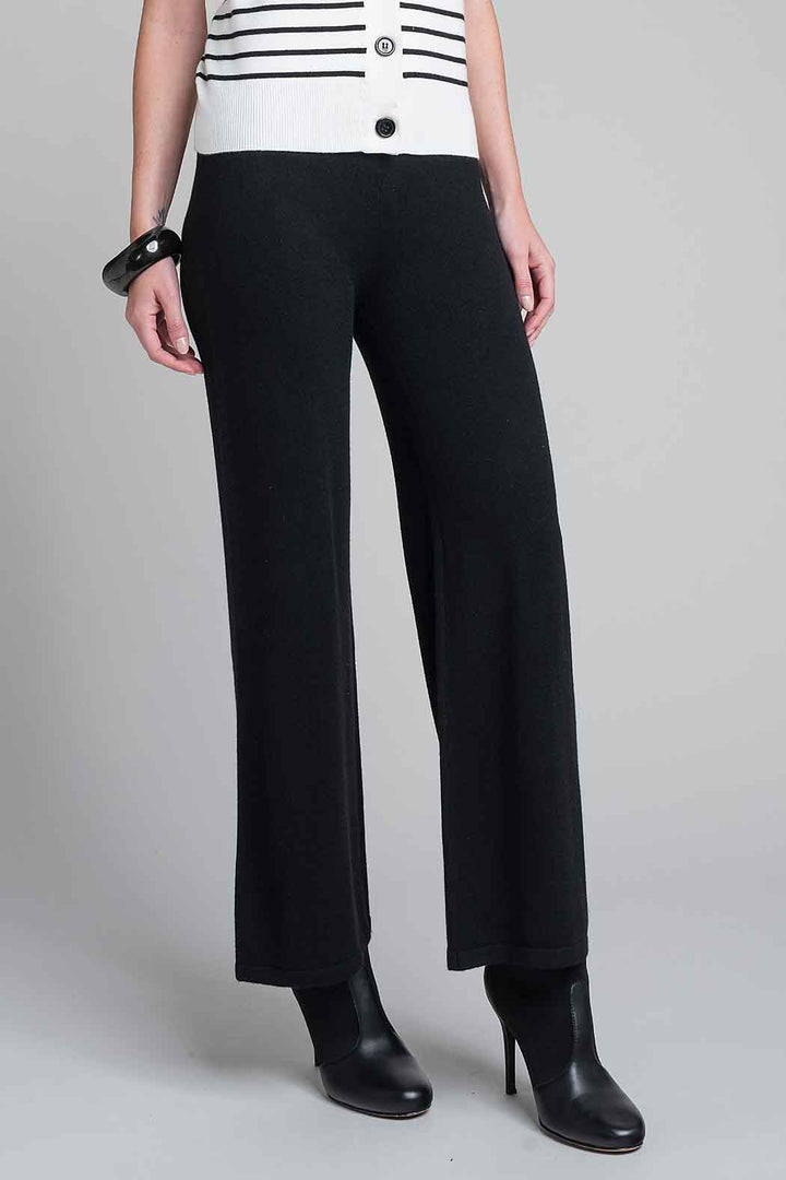 Pantalon De Punto Corte Recto