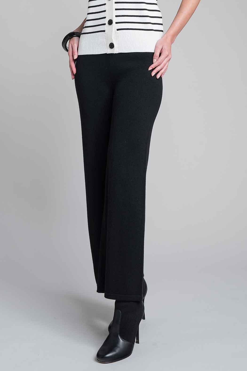 Pantalon De Punto Corte Recto