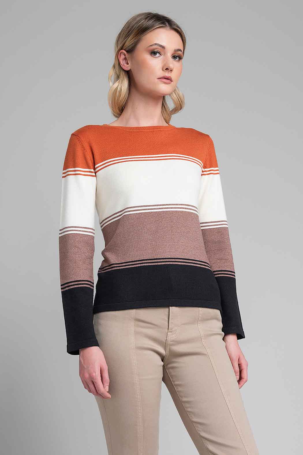 Sueter Con Franjas De Color