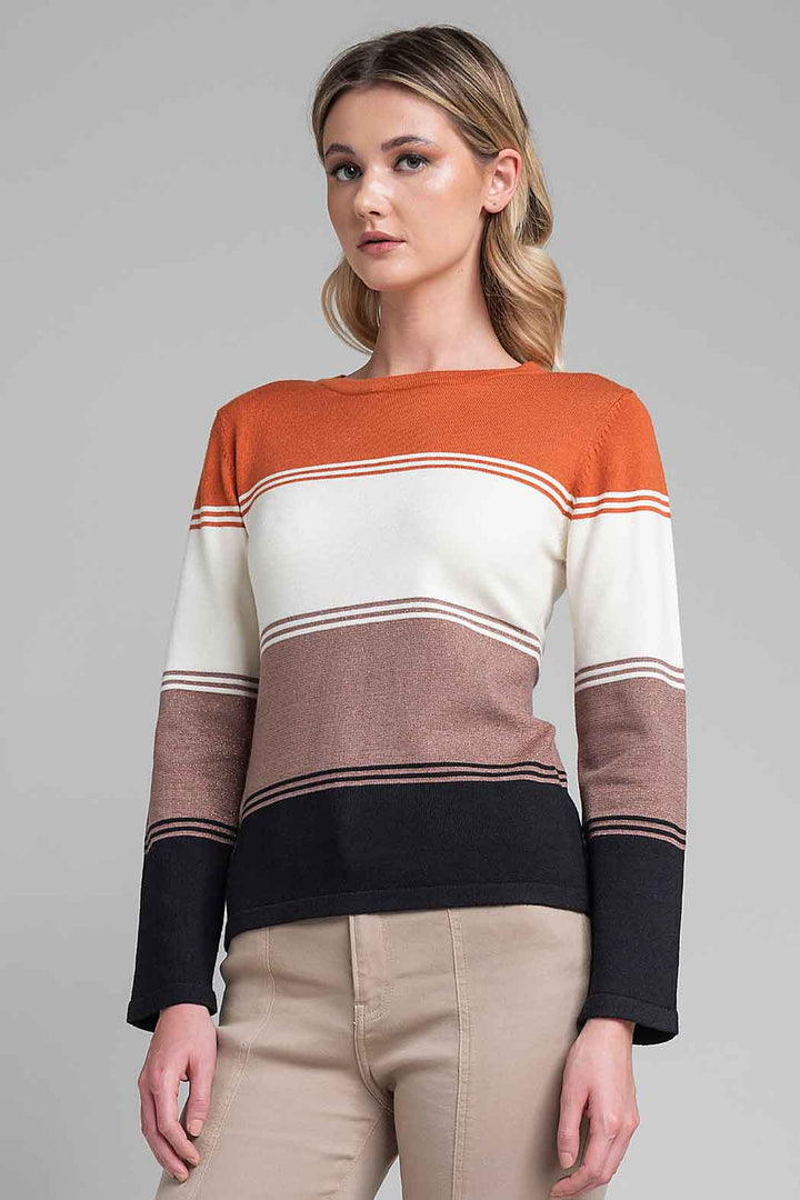 Sueter Con Franjas De Color