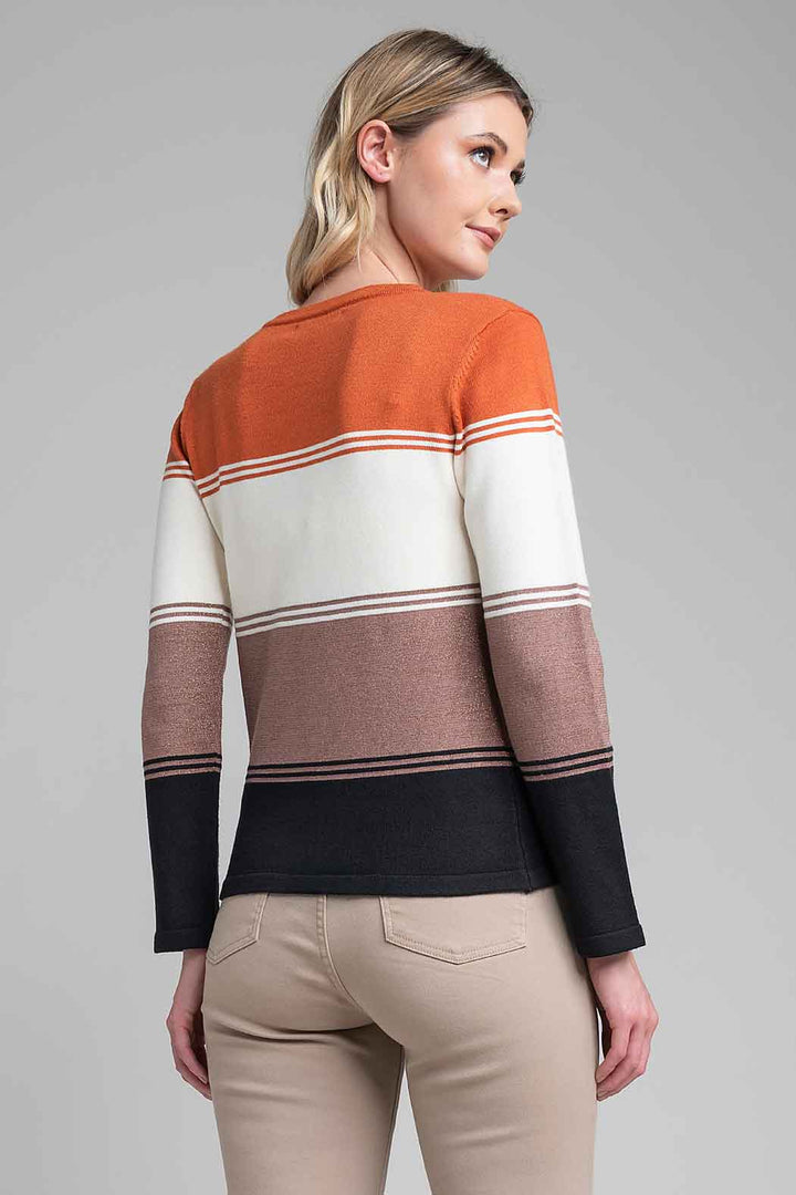 Sueter Con Franjas De Color
