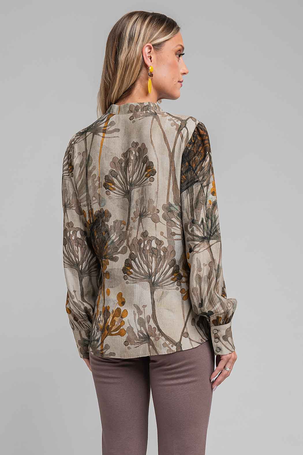 Blusa Con Estampado Floral