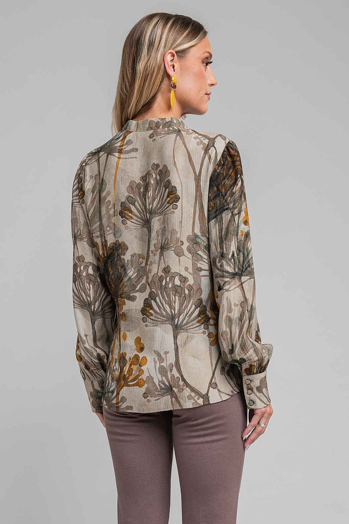 Blusa Con Estampado Floral