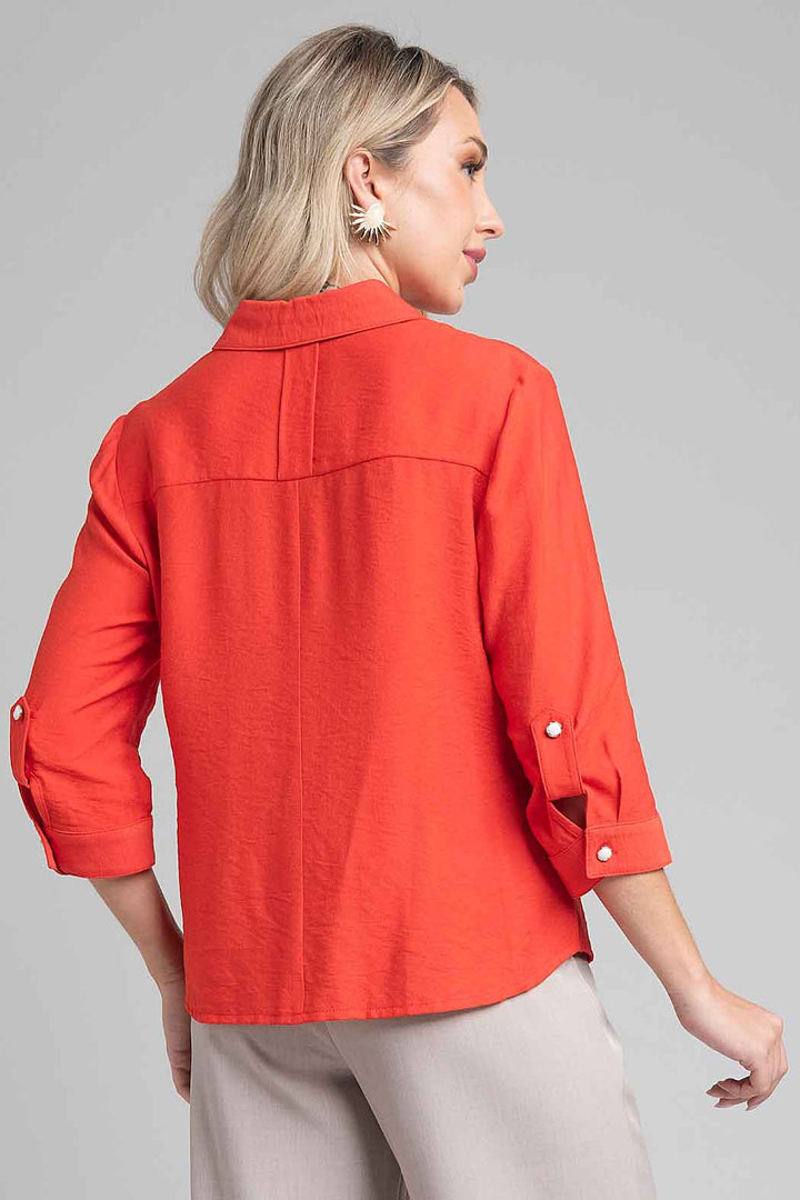 Blusa Con Botones Al Frente