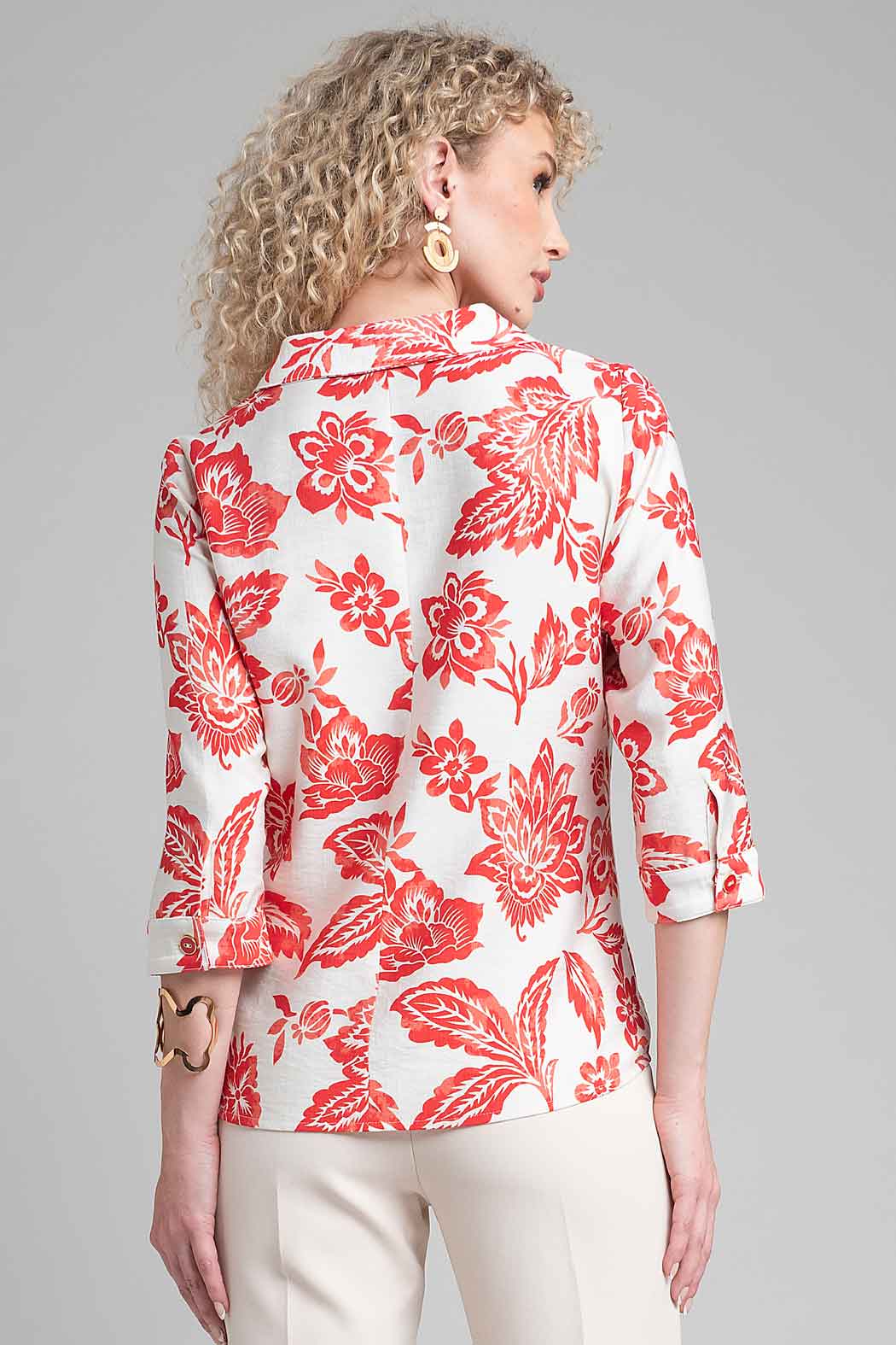Blusa Con Estampado Floral