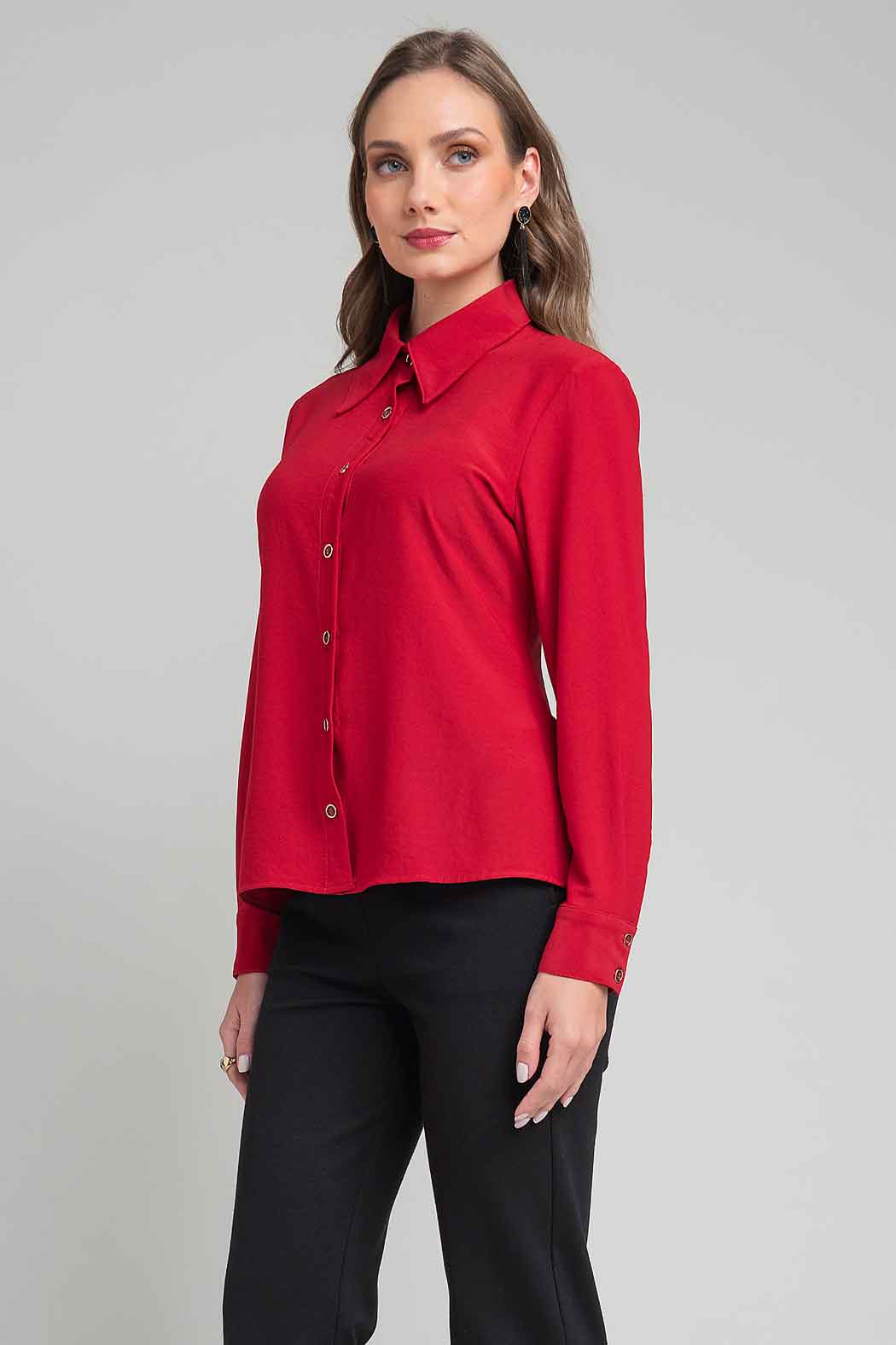 Blusa Camisera Lisa