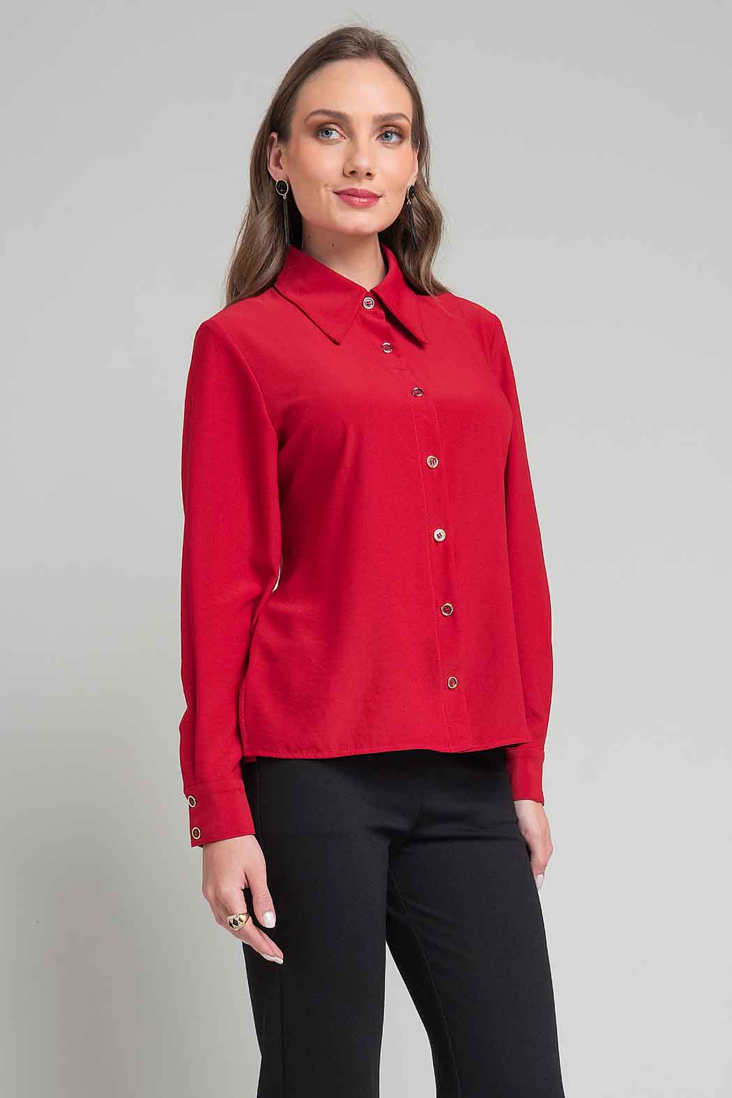 Blusa Camisera Lisa