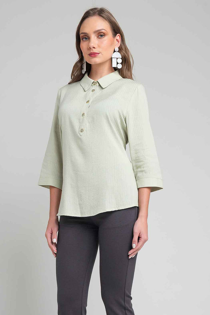 Blusa Camisera De Rayas