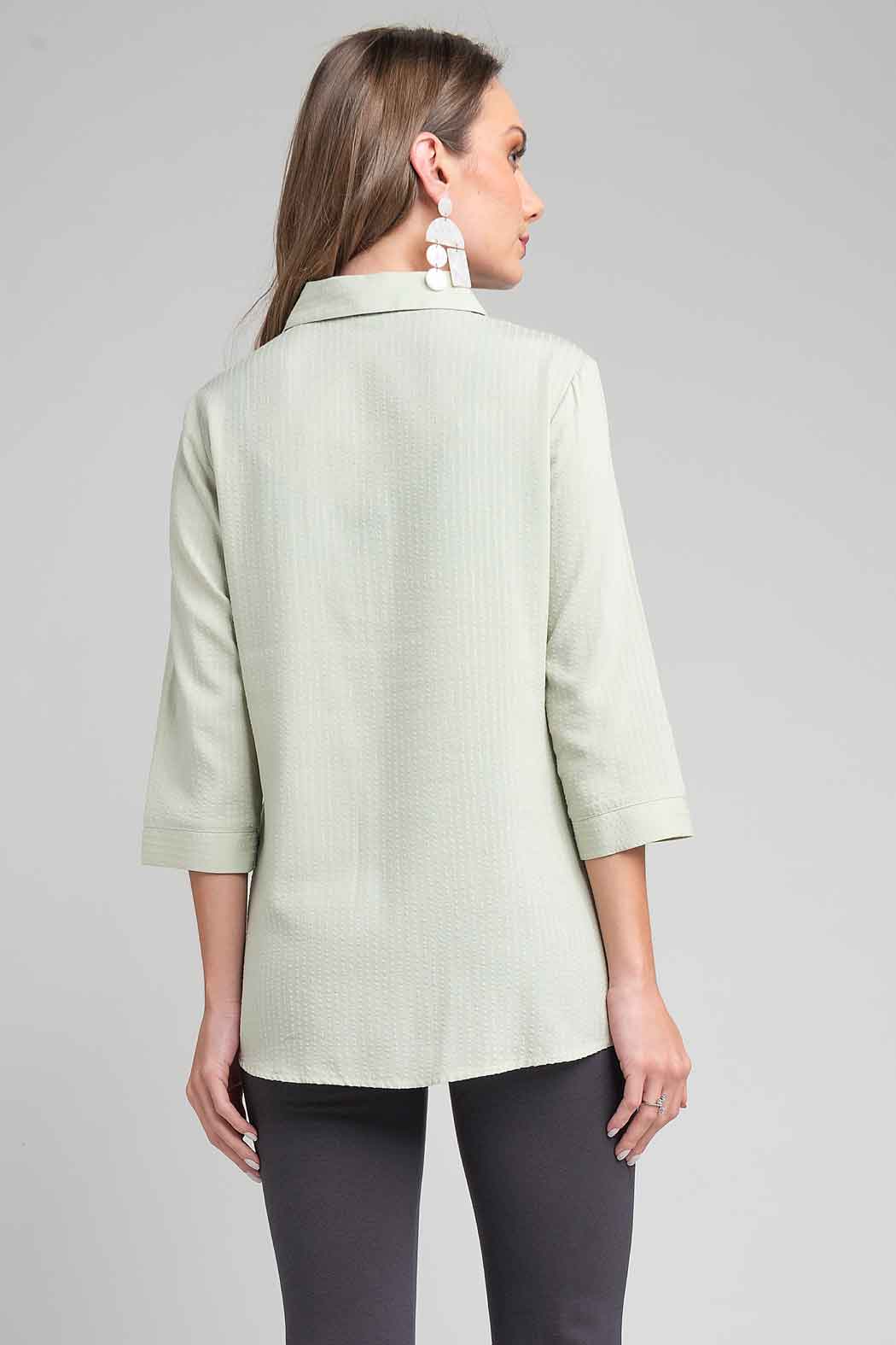 Blusa Camisera De Rayas