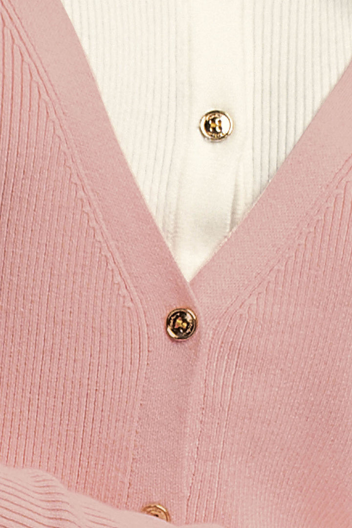 Sueter Con Efecto De Camisa Abajo