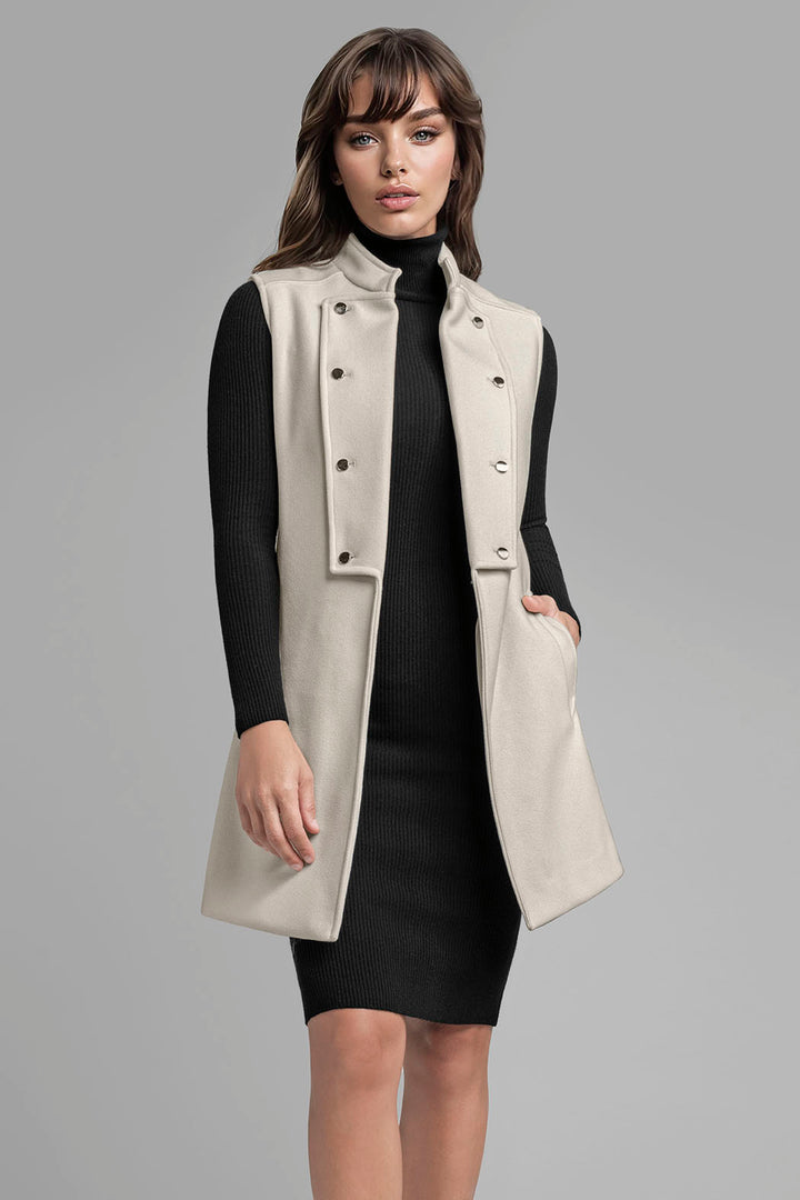 Chaleco Con Botones Al Frente