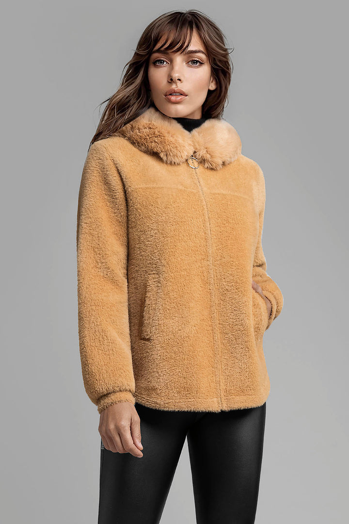 Sueter Con Peluche En Gorro