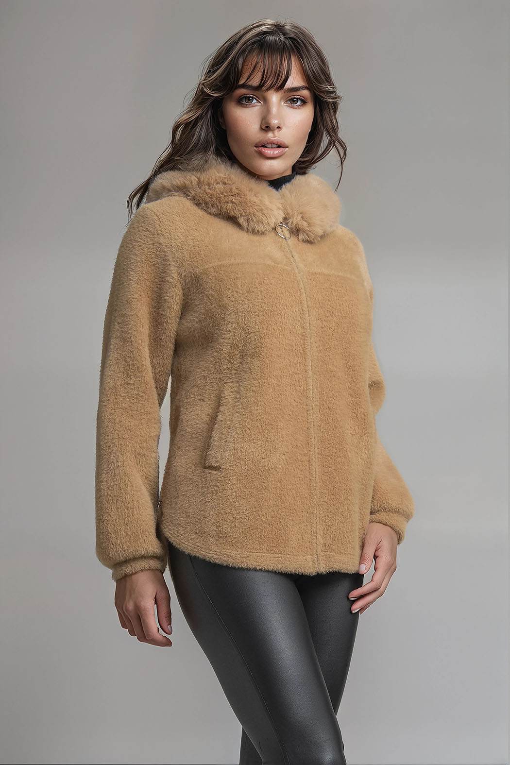 Sueter Con Peluche En Gorro