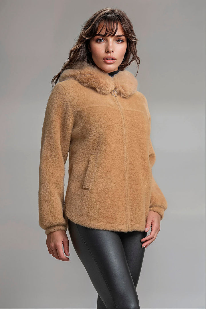 Sueter Con Peluche En Gorro