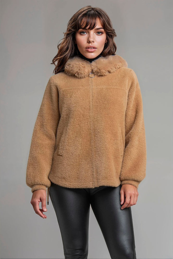 Sueter Con Peluche En Gorro