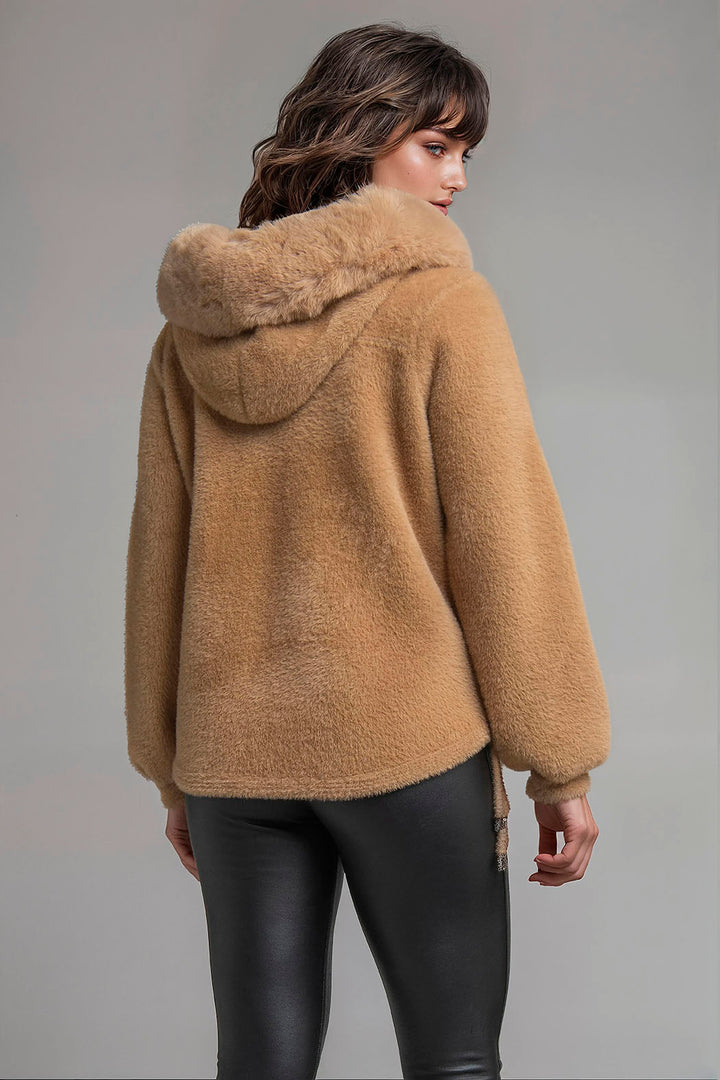 Sueter Con Peluche En Gorro