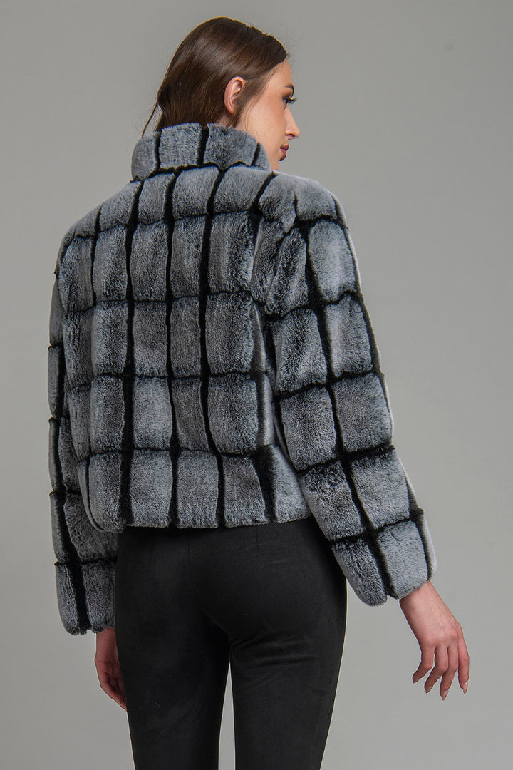 Abrigo Corto De Peluche