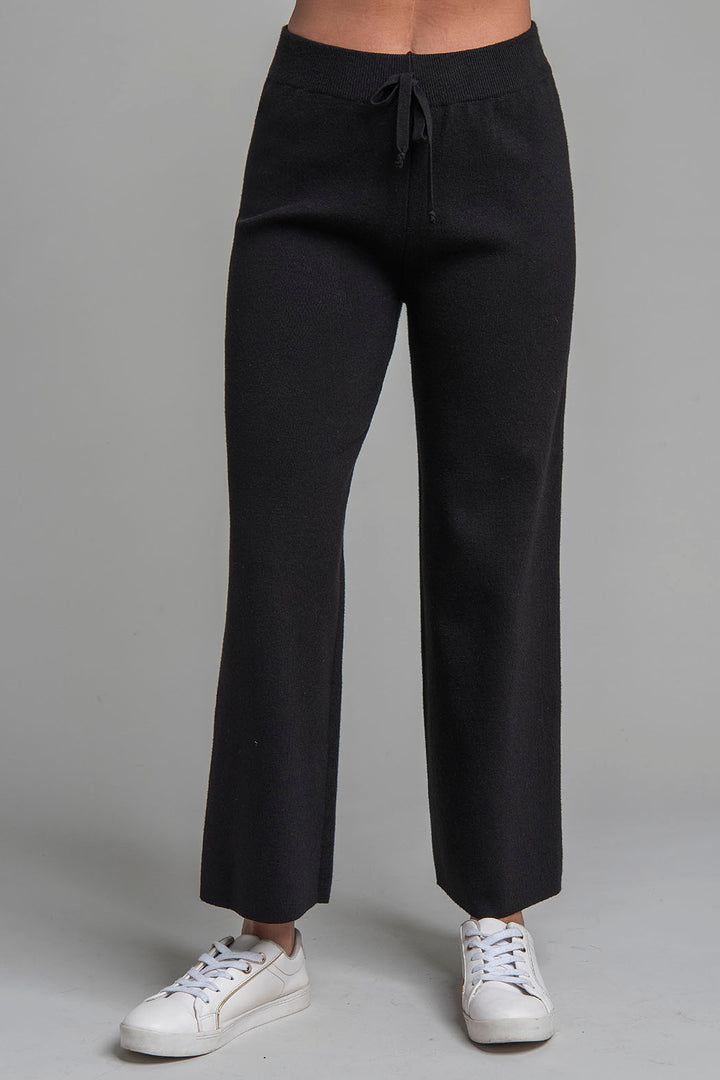 Pantalon De Punto Corte Recto