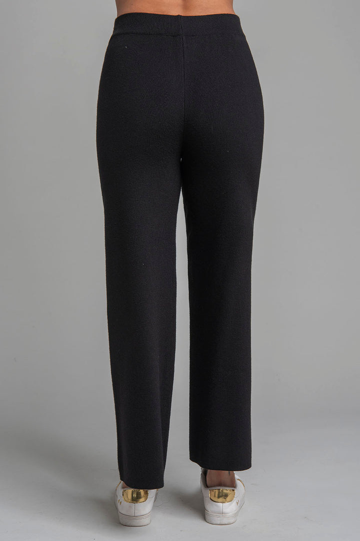 Pantalon De Punto Corte Recto