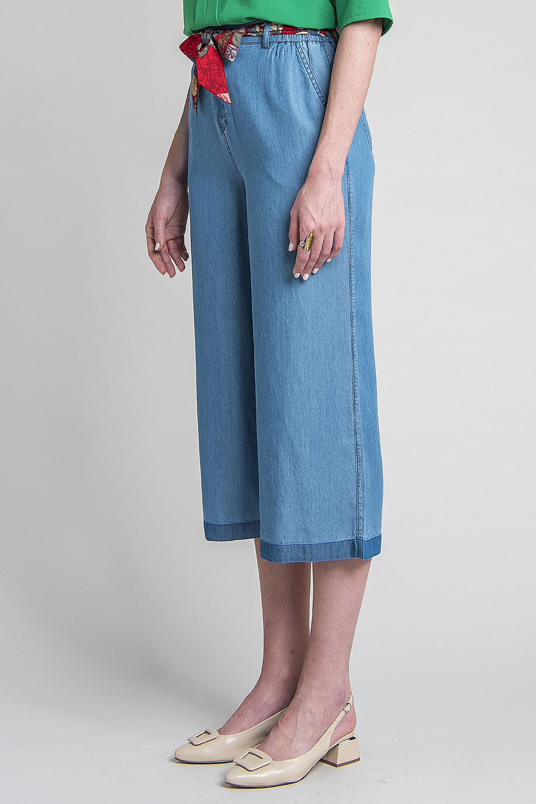 Pantalon Liso Corte Amplio