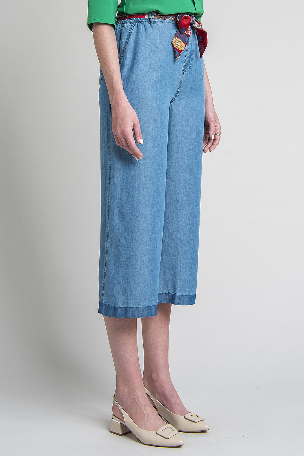 Pantalon Liso Corte Amplio