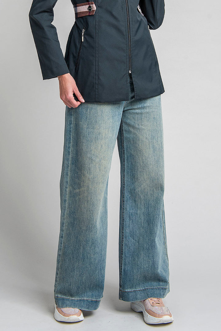 Jeans Con Jareta En Cintura
