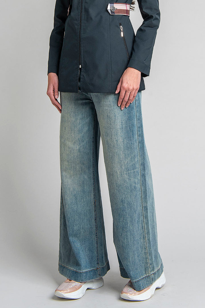 Jeans Con Jareta En Cintura