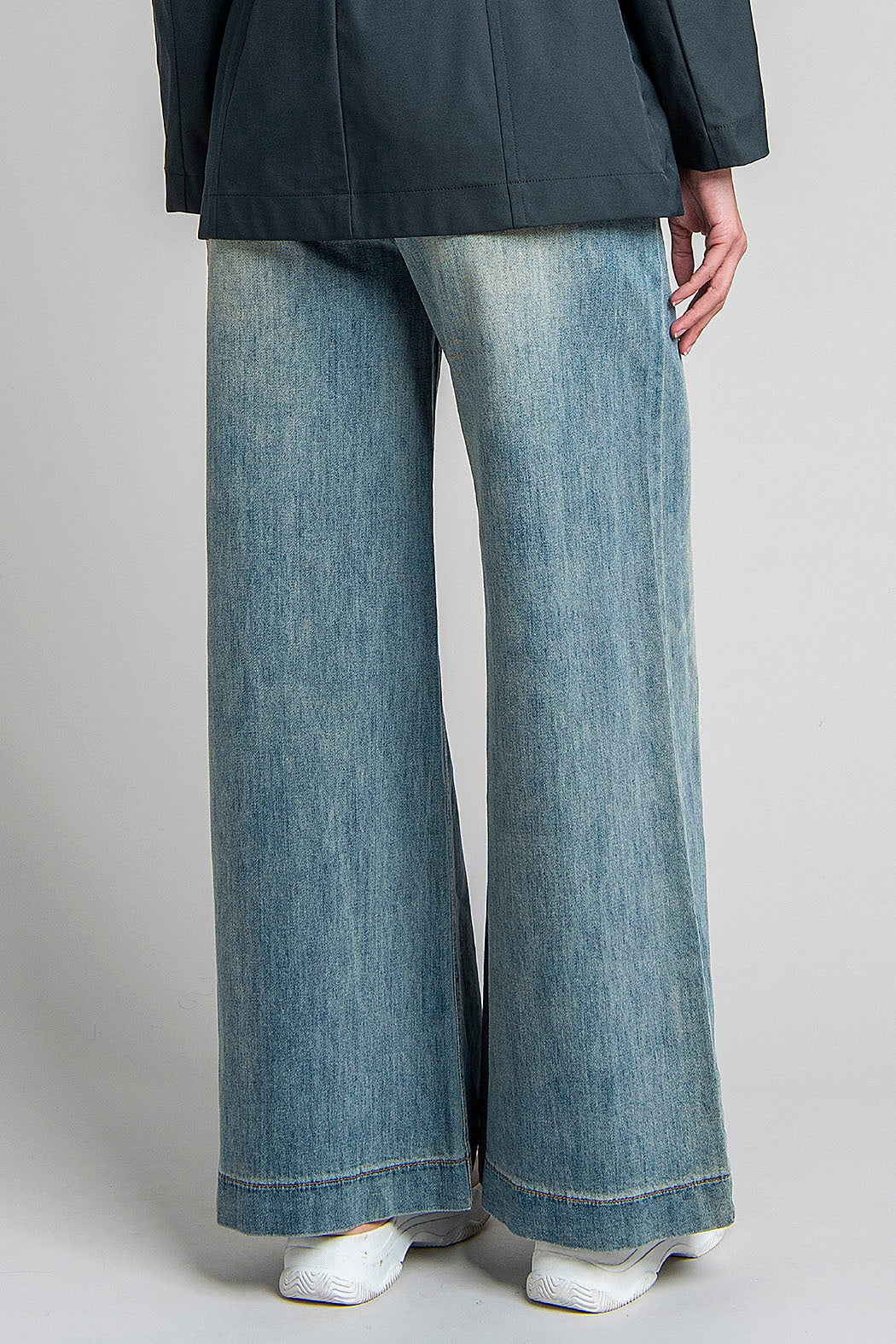 Jeans Con Jareta En Cintura