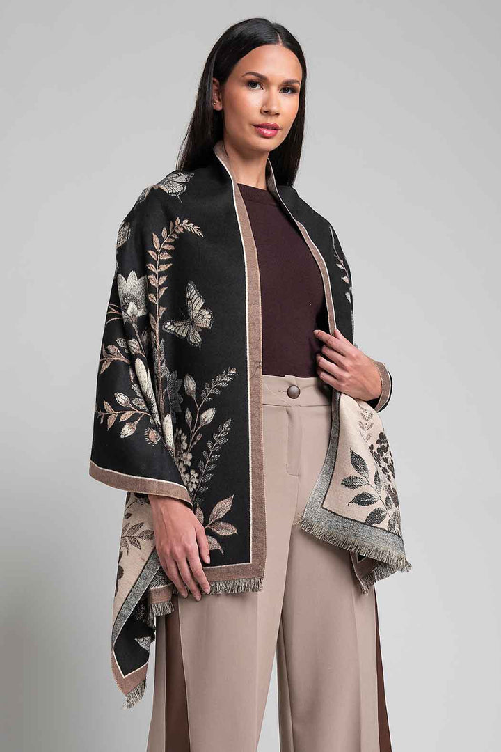 Capa Con Estampado Floral