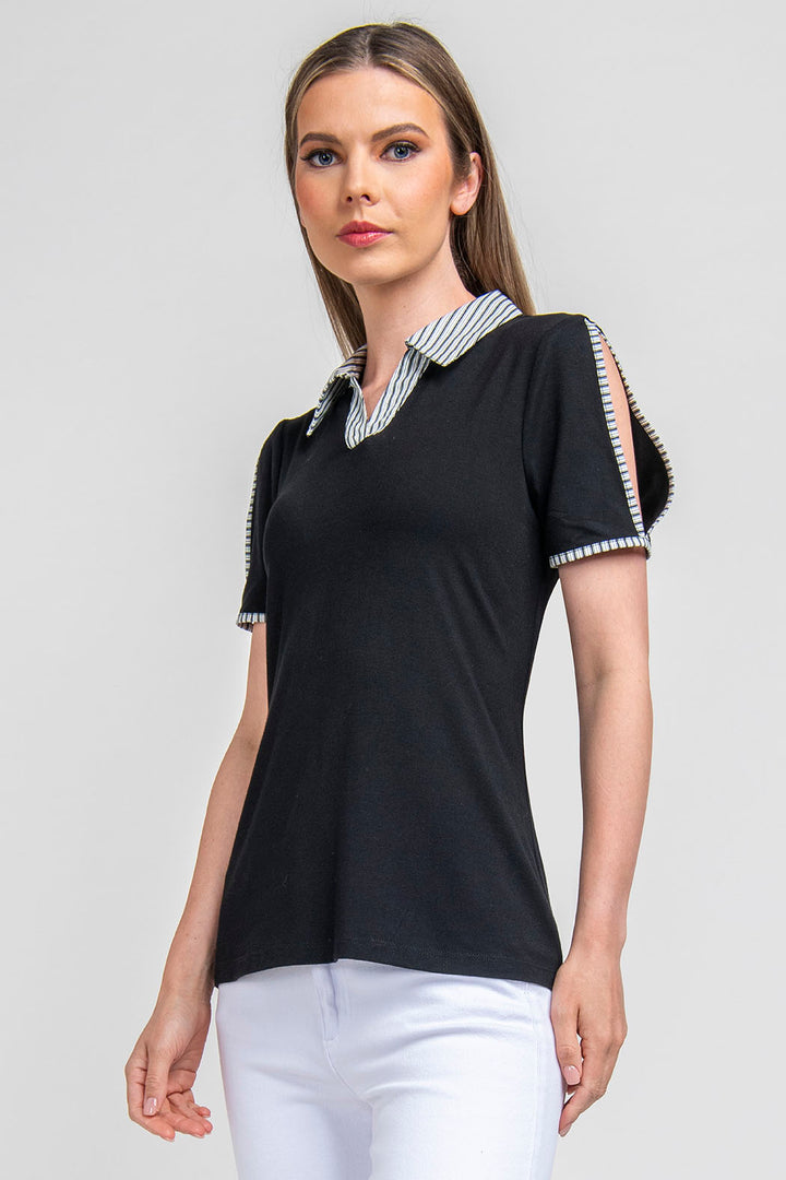 Blusa Con Cuello Sport