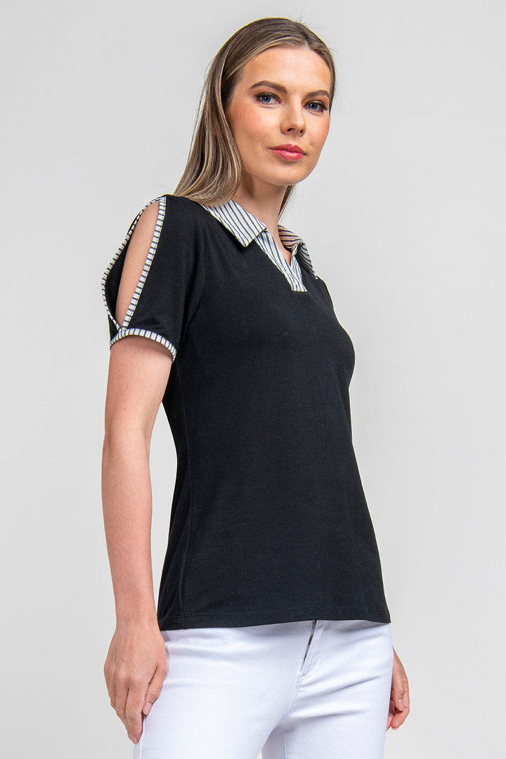 Blusa Con Cuello Sport