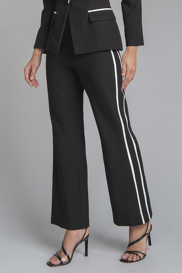 Pantalon Corte Amplio Con Lineas Laterales