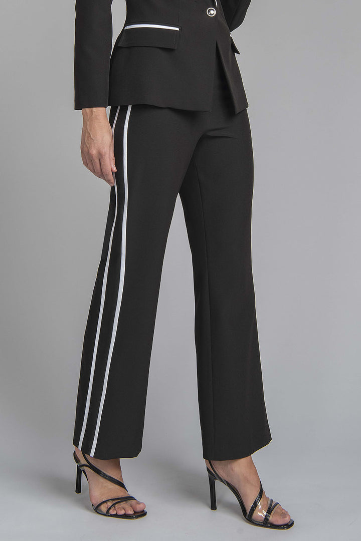 Pantalon Corte Amplio Con Lineas Laterales