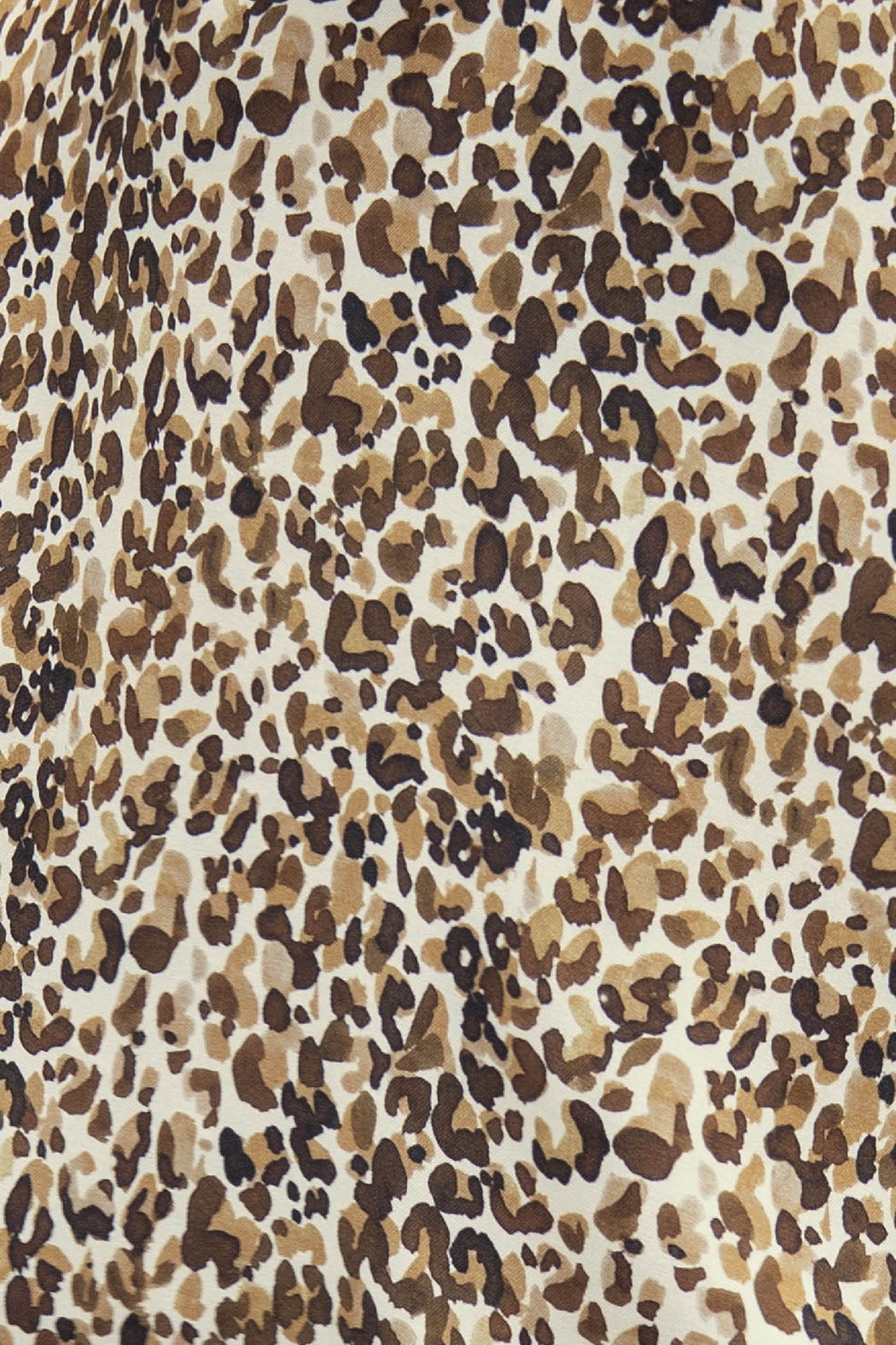 Vestido Corte Holgado Con Estampado De Animal Print
