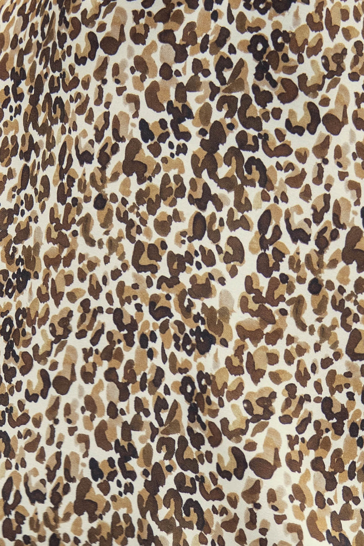 Vestido Corte Holgado Con Estampado De Animal Print