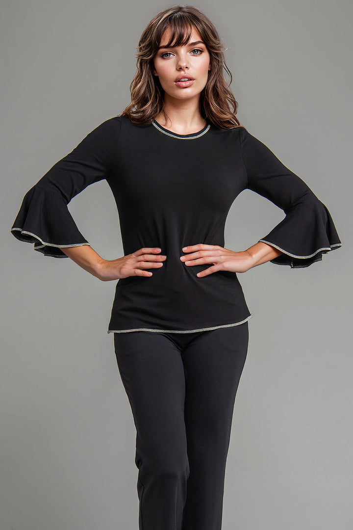 Blusa Con Manga De Campana