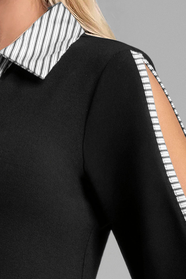 Blusa Abertura En Mangas Y Cuello Sport