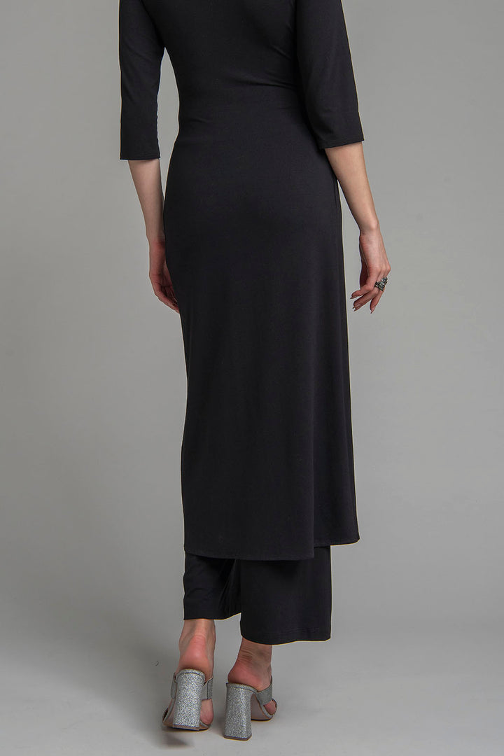 Pantalon Liso Corte Ancho