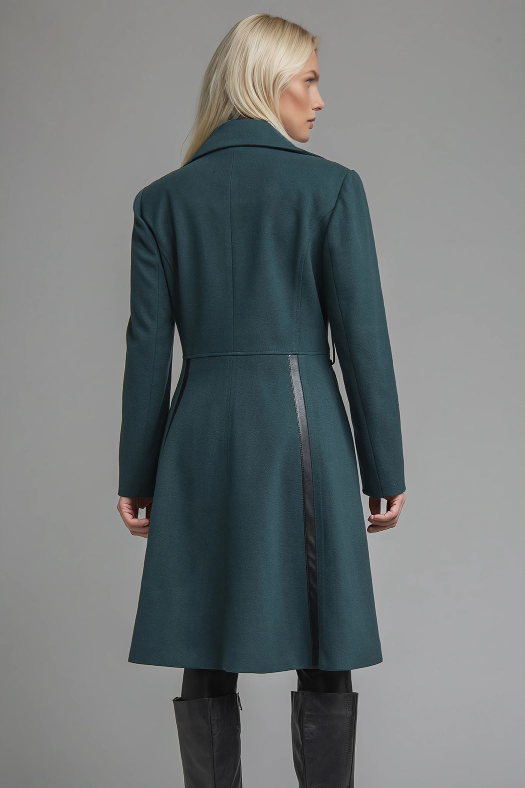 Abrigo Largo Con Solapa