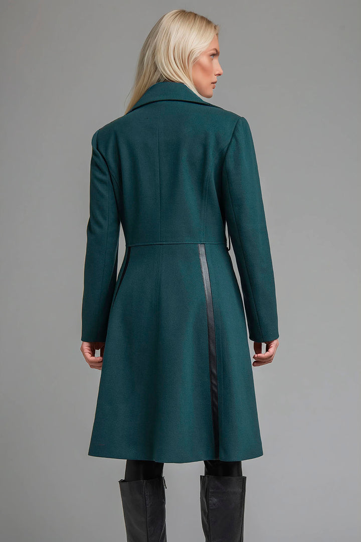 Abrigo Largo Con Solapa