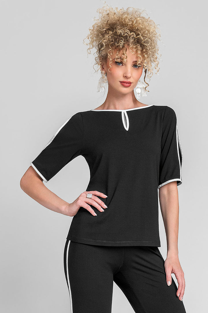 Blusa Con Abertura En Mangas