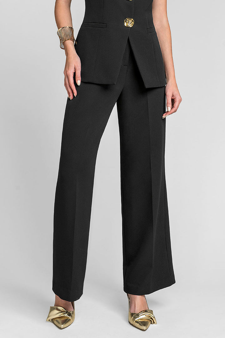 Pantalon Liso Corte Recto