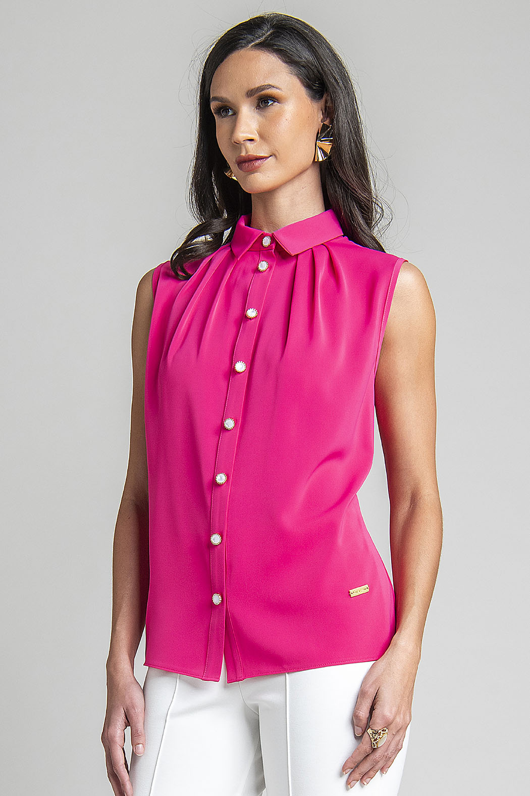 Blusa Camisera Sin Mangas